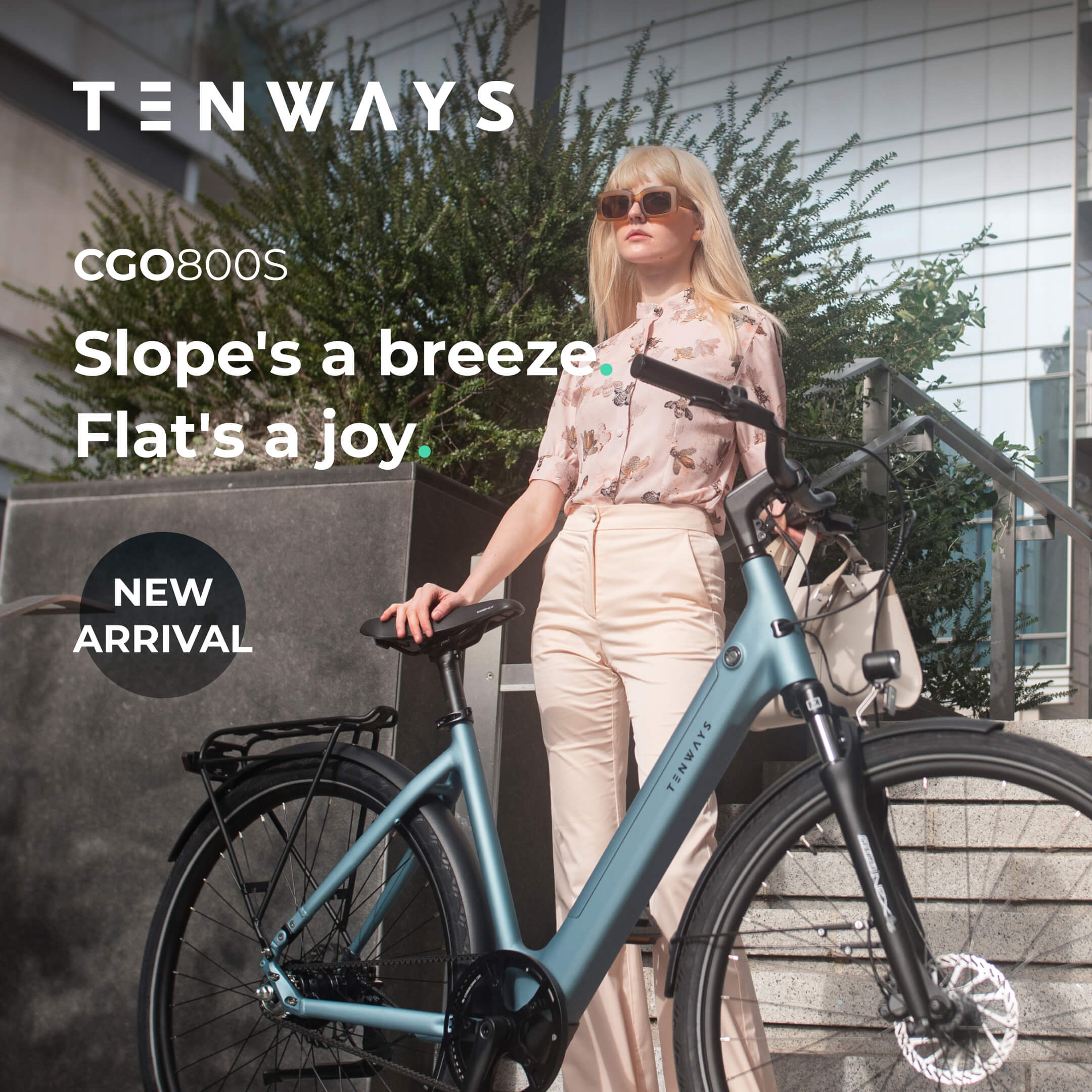 TENWAYS CGO800S comfort step-through